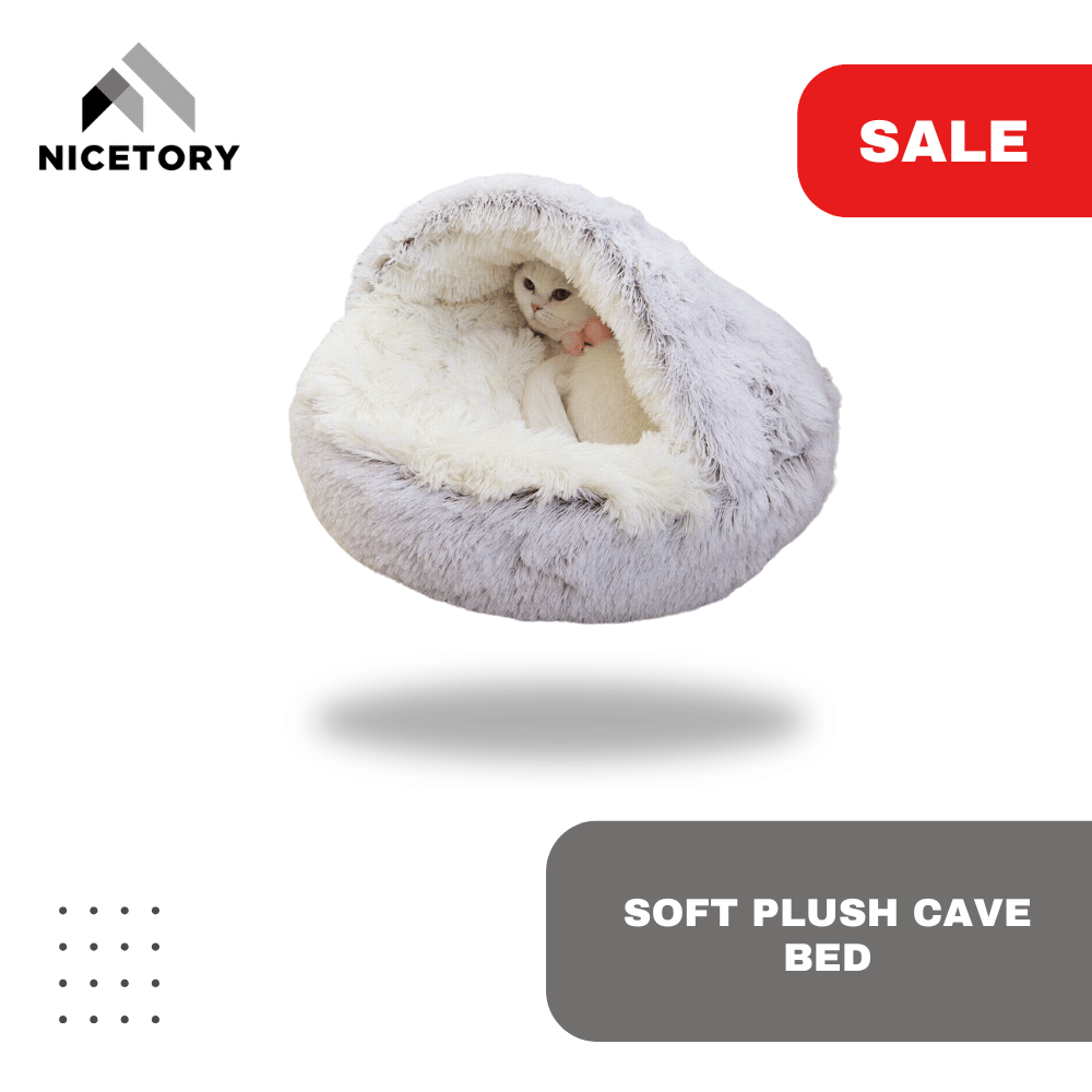 Soft Plush Cave Bed