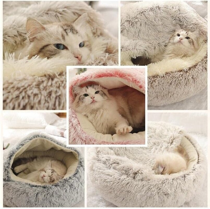 Soft Plush Cave Bed