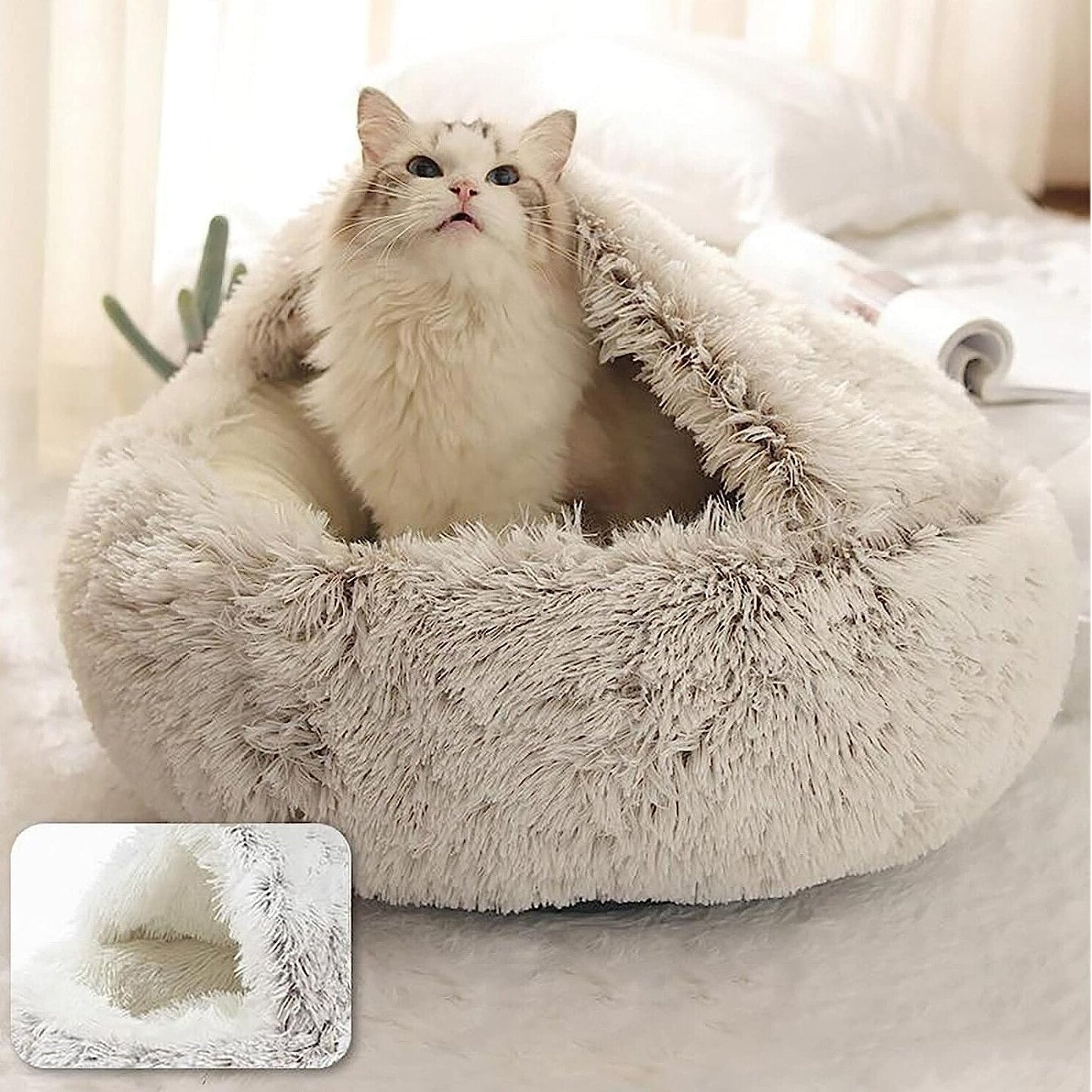 Soft Plush Cave Bed